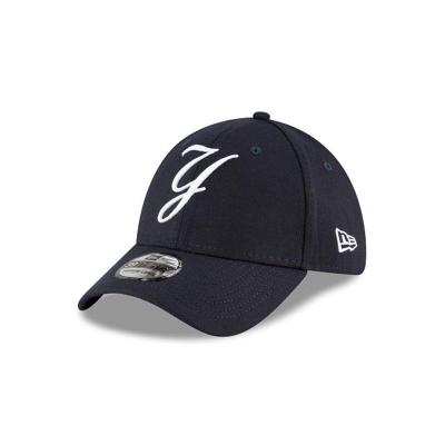 New York Yankees Gorra | New Era MLB Ligature 39thirty Stretch Fit Cap Mexico - Azules